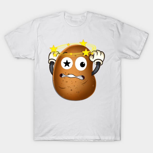 Funny Potato T-Shirt by  Chirido_Bin